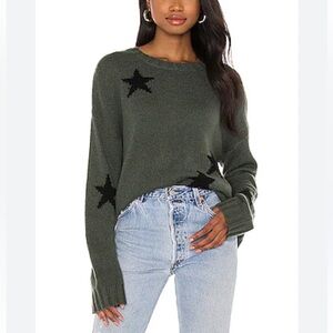 Rails Perci Sweater in Olive Black Stars